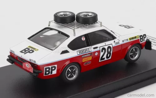 OPEL  KADETT GT/E (night version) N 28 RALLY MONTECARLO 1977 HENRI GREDER - CELIGNY  RED WHITE
