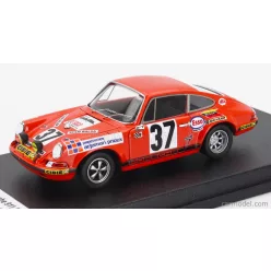   PORSCHE  911S 2.4L COUPE TEAM P.MAUROY N 37 24h LE MANS 1971 PIERRE MAUROY - JEAN CLAUDE LAGNIEZ  ORANGE