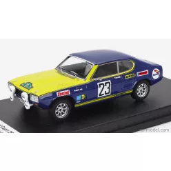   FORD ENGLAND  CAPRI 2600 (night version) N 23 2nd RALLY BAVARIA 1971 WALTER ROHRL - HERBERT MARECEK  BLUE YELLOW
