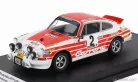 PORSCHE  911 CARRERA RS COUPE (night version) N 2 RALLY TOUR DE CORSE 1972 GERARD LARROUSSE - CHRISTIAN DELFERIER  WHITE RED