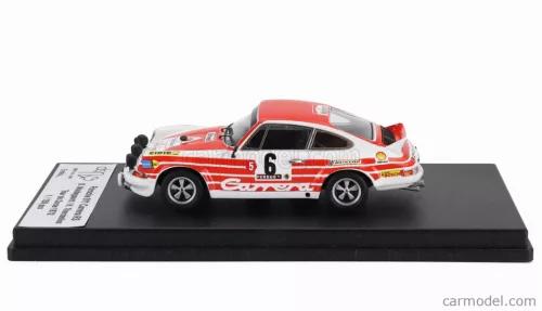 PORSCHE  911 CARRERA RS COUPE (night version) N 6 RALLY TOUR DE CORSE 1972 BJORN WALDEGAARD - HANS THORSZELIUS  WHITE RED