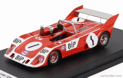 LOLA  T292 N 1 WINNER RALLY VILA D0 CONDE 1973 CARLOS GASPAR  RED WHITE