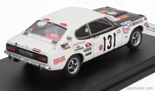 FORD ENGLAND  CAPRI 2300 (night version) N 131 RALLY MONTECARLO 1971 BRUNO SABY - BERNARD MOYET  WHITE BLACK