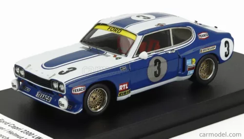 FORD ENGLAND  CAPRI 2600 LW N 3 24h SPA FRANCORCHAMPS 1973 HANS HEYER - HELMUT KOINIGG  BLUE WHITE