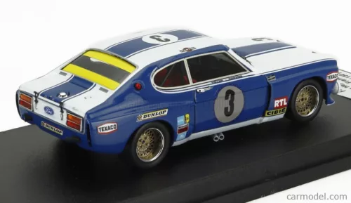 FORD ENGLAND  CAPRI 2600 LW N 3 24h SPA FRANCORCHAMPS 1973 HANS HEYER - HELMUT KOINIGG  BLUE WHITE