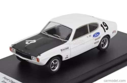 FORD ENGLAND  CAPRI 3000 GT WINNER Gr.1 RALLY VILA REAL 1971 ERNESTO NEVES  WHITE BLACK