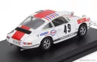 PORSCHE  911 COUPE N 49 2nd 24h SPA FRANCORCHAMPS 1969 CLAUDE HALDI - JEAN CHENEVIERE  WHITE RED