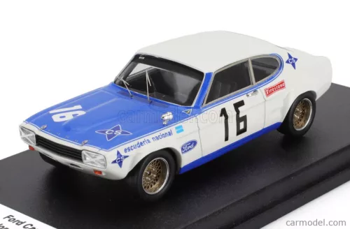 FORD ENGLAND  CAPRI 2300 GT N 16 WINNER RALLY VILA REAL 1971 JORGE DE BRAGATION  WHITE BLUE