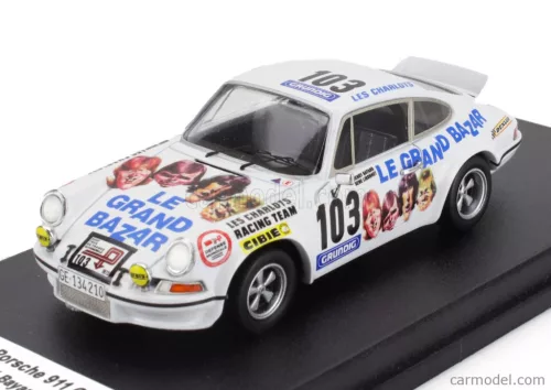 PORSCHE  911 CARRERA RS COUPE N 103 TOUR AUTO 1973 HERVE BAYARD - RENE LIGONNET  WHITE