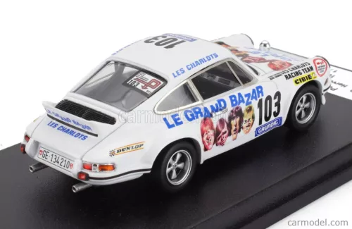 PORSCHE  911 CARRERA RS COUPE N 103 TOUR AUTO 1973 HERVE BAYARD - RENE LIGONNET  WHITE