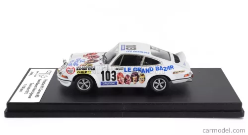 PORSCHE  911 CARRERA RS COUPE N 103 TOUR AUTO 1973 HERVE BAYARD - RENE LIGONNET  WHITE