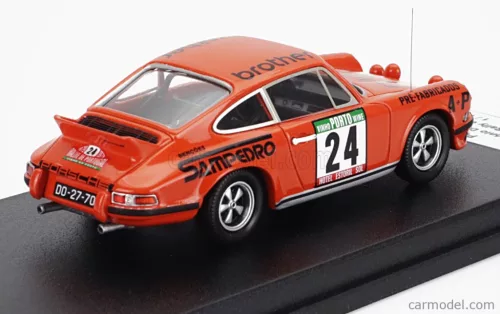 PORSCHE  911 CARERA RS COUPE (night version) N 24 RALLY PORTUGAL 1979 ANTONIO DIEGUES - HENRIQUE ALEGRIA  ORANGE