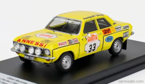OPEL  ASCONA (night version) N 33 WINNER Gr.2 RALLY SANREMO 1975 GEORG FISCHER - HARALD GOTTLIEB  YELLOW