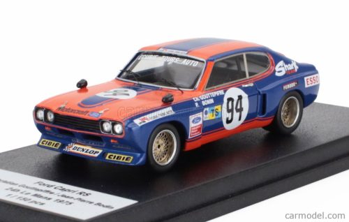 FORD ENGLAND  CAPRI 2600 RS TEAM ECURIE TOURS AUTO N 94 24h LE MANS 1975 CHRISTIAN GOUTTEPIFFRE - JEAN PIERRE BODIN  BLUE ORANGE