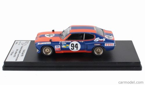 FORD ENGLAND  CAPRI 2600 RS TEAM ECURIE TOURS AUTO N 94 24h LE MANS 1975 CHRISTIAN GOUTTEPIFFRE - JEAN PIERRE BODIN  BLUE ORANGE