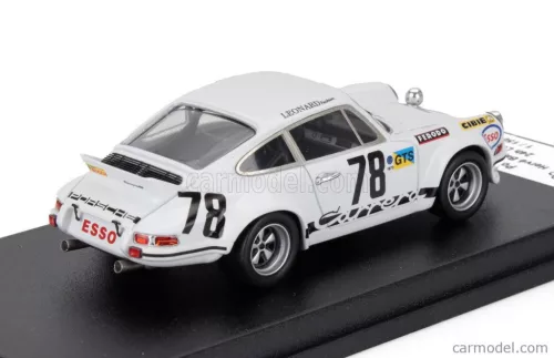 PORSCHE  911 CARRERA RS COUPE N 78 24h LE MANS 1973 HERVE BAYARD - RENE LIGONNET  WHITE
