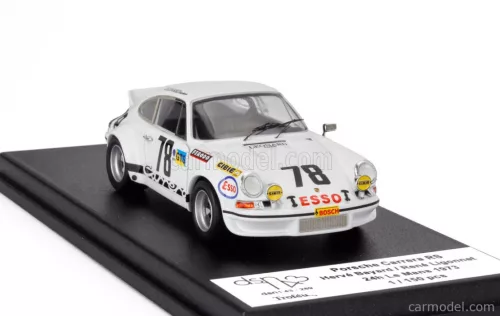 PORSCHE  911 CARRERA RS COUPE N 78 24h LE MANS 1973 HERVE BAYARD - RENE LIGONNET  WHITE