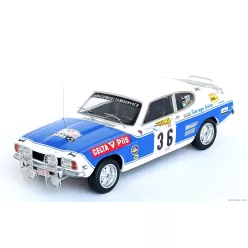   FORD ENGLAND  CAPRI 2600 (night version) N 36 RALLY TAP 1972 RONNY - ADRIAN GIANFALDONE  WHITE LIGHT BLUE