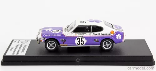 FORD ENGLAND  CAPRI 3000 GLX N 35 24h SPA 1973 FRANCOIS GOLDSTEIN - CLAUDE DE WAEL  PURPLE WHITE