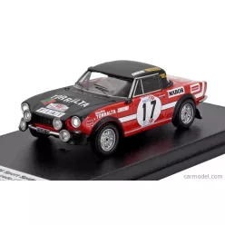   FIAT  124 SPORT SPIDER 1600 N 17 RALLY TAP 1973 MARIO FIGUEIREDO - CARLOS BARATA  BLACK RED