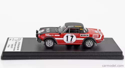 FIAT  124 SPORT SPIDER 1600 N 17 RALLY TAP 1973 MARIO FIGUEIREDO - CARLOS BARATA  BLACK RED