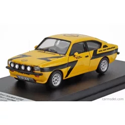   OPEL  KADETT GTE N 0 TEST CAR RALLY MONTECARLO 1975 WALTER ROHRL - JOCHEN BERGER  YELLOW BLACK