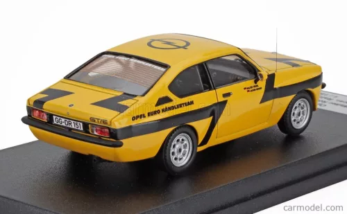 OPEL  KADETT GTE N 0 TEST CAR RALLY MONTECARLO 1975 WALTER ROHRL - JOCHEN BERGER  YELLOW BLACK