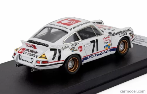 PORSCHE  911 CARRERA RSR COUPE N 71 24h LE MANS 1975 JOEL LAPLACETTE - CLAUDE PIGEON - ALAIN LEROUX  WHITE