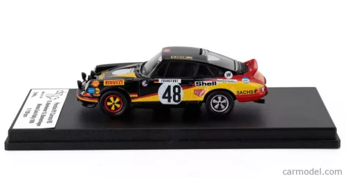 PORSCHE  911 CARRERA RS COUPE (night version) N 48 RALLY MONTECARLO 1976 REINER ALTENHEIMER - GERD BLANKENHAGEN  BLACK YELLOW RED