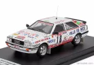AUDI  QUATTRO COUPE N 18 RALLY MONTECARLO 1987 TCHINE - GILLES THIMONIER  WHITE