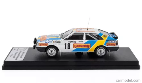 AUDI  QUATTRO COUPE (night version) N 18 BOUCLES DE SPA 1987 GUY GRAMMET - PATRIK VERHEYDEN  WHITE BLUE