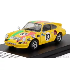   PORSCHE  911 CARRERA RS COUPE TEAM JEAN YVES GADAL N 83 24h LE MANS 1975 ANDRE GAHINET (SEGOLEN) - JEAN YVES GADAL  YELLOW