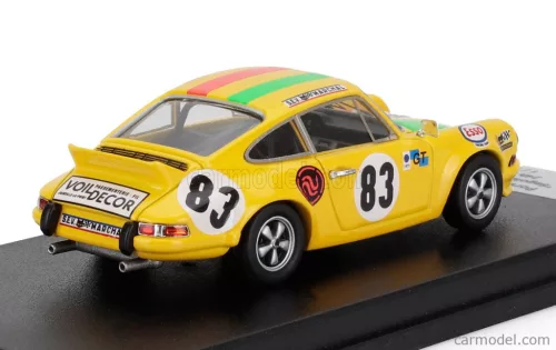 PORSCHE  911 CARRERA RS COUPE TEAM JEAN YVES GADAL N 83 24h LE MANS 1975 ANDRE GAHINET (SEGOLEN) - JEAN YVES GADAL  YELLOW