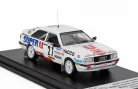 AUDI  QUATTRO COUPE N 27 RALLY MONTECARLO 1987 MAURICE CHOMAT - MICHEL ROISSARD  WHITE