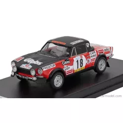   FIAT  124 SPORT 1600 SPIDER (night version) N 25 RALLY TAP 1974 LUIS NETTO - JOCAMES  RED BLACK