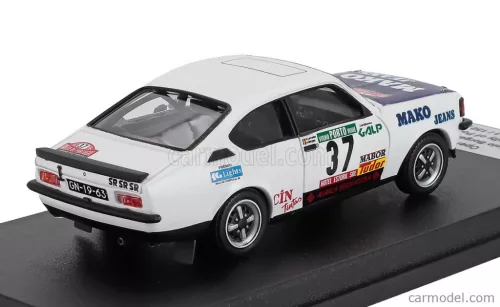 OPEL  KADETT GT/E (night version) N 37 RALLY PORTUGAL 1983 ANTONIO BORGES - ALFREDO LAVRADOR  WHITE BLACK