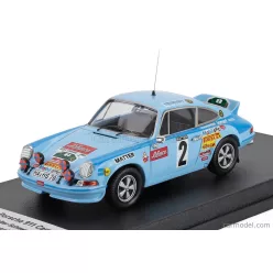   PORSCHE  911 CARRERA RS COUPE (night version) N 2 WINNER RALLY HUNSRUCK 1976 HEINZ WALTER SCHEWE - WOLFANG DRUBA  LIGHT BLUE