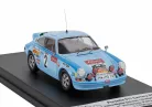 PORSCHE  911 CARRERA RS COUPE (night version) N 2 WINNER RALLY HUNSRUCK 1976 HEINZ WALTER SCHEWE - WOLFANG DRUBA  LIGHT BLUE