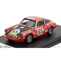   PORSCHE  911S COUPE N 65 24h LE MANS 1970 CLAUDE HALDI - ARTHUR BLANK  RED BLACK