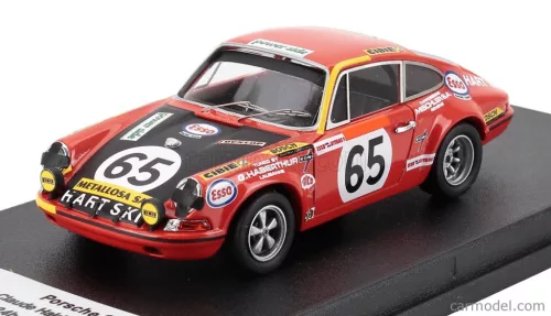 PORSCHE  911S COUPE N 65 24h LE MANS 1970 CLAUDE HALDI - ARTHUR BLANK  RED BLACK