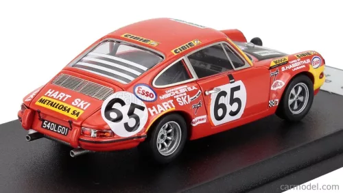 PORSCHE  911S COUPE N 65 24h LE MANS 1970 CLAUDE HALDI - ARTHUR BLANK  RED BLACK