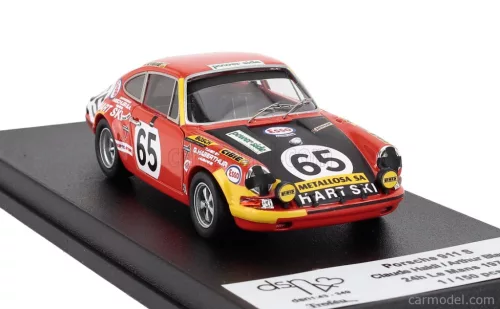 PORSCHE  911S COUPE N 65 24h LE MANS 1970 CLAUDE HALDI - ARTHUR BLANK  RED BLACK