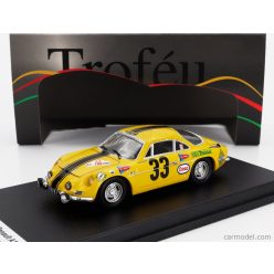   RENAULT  A110 ALPINE (night version) N 3 RALLY TAP 1968 DAN BLAIN - CHRISTIAN MELVILLE  YELLOW BLACK