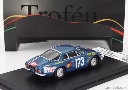 RENAULT  ALPINE A110 (night version) N 173 RALLY TAP 1968 GEORGES HOUEL - JEAN GOSSELIN  BLUE