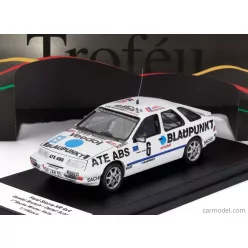   Ford SIERRA XR 4x4 N 6 WINNER RALLY INVERNALE SACHS 1986 GUSTEL BRUSCH - DETLEF SCHALLER  WHITE