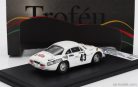RENAULT  ALPINE A110 (night version) N 43 RALLY MONTECARLO 1973 CHRISTINE DACREMONT - MARIE-ODILE DESVOGNES  WHITE