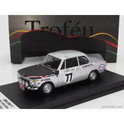  BMW  2002 Ti (night version) N 77 RALLY MONTECARLO 1970 RAY - BORIS BRICO  SILVER BLACK