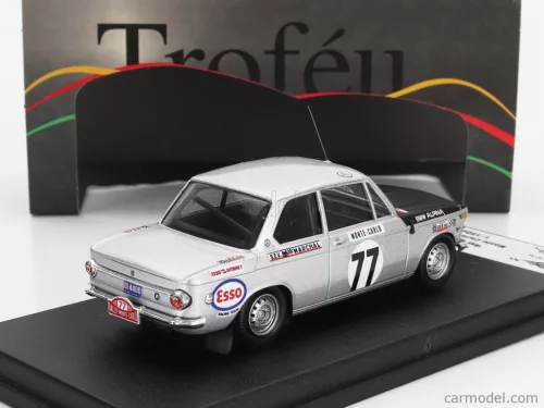 BMW  2002 Ti (night version) N 77 RALLY MONTECARLO 1970 RAY - BORIS BRICO  SILVER BLACK