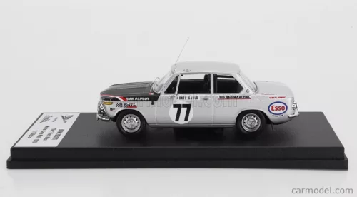 BMW  2002 Ti (night version) N 77 RALLY MONTECARLO 1970 RAY - BORIS BRICO  SILVER BLACK
