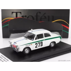   FORD ENGLAND  CORTINA LOTUS N 279 RALLY MONTECARLO 1964 ESTANISLAO REVERTER - OSCAR CAPROTTI  WHITE GREEN